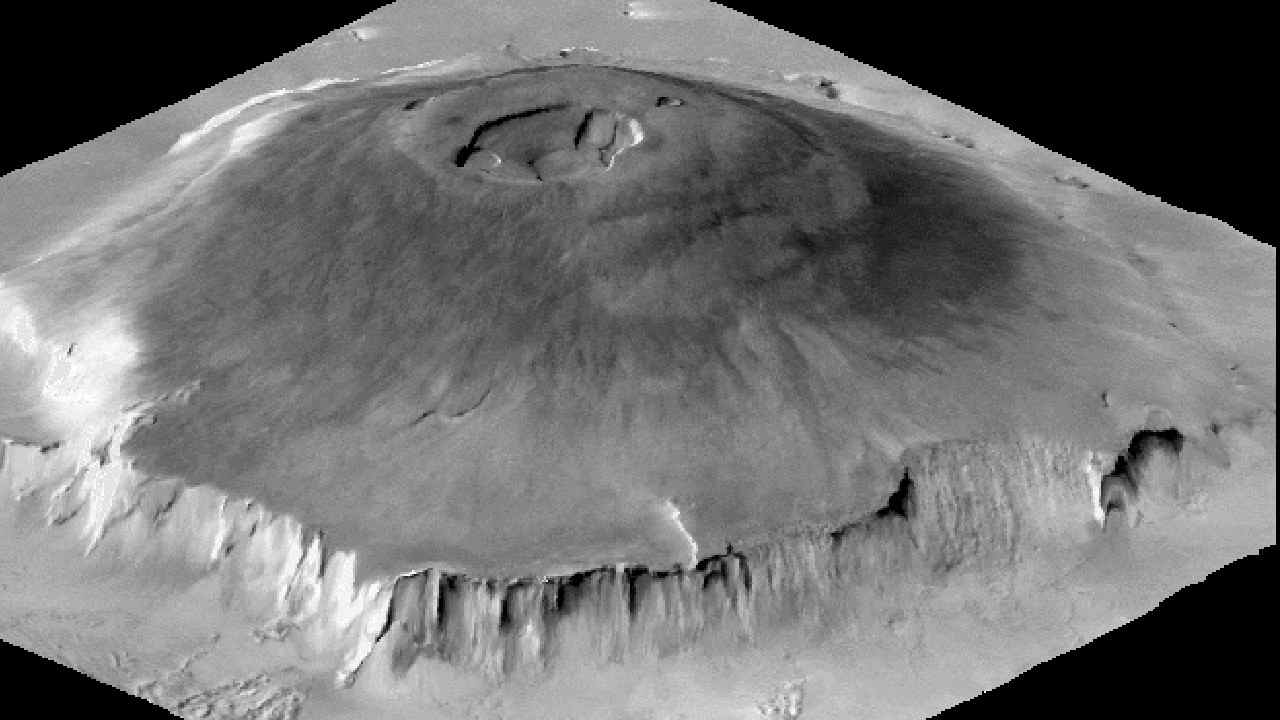 Olympus Mons najvacsia sopka v slnecnej sustave